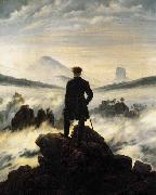 Caspar David Friedrich The Wanderer above the Mists oil